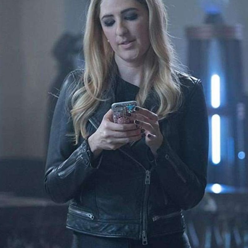 The-Good-Place-D’Arcy-Carden-Jacket The Good Place D’Arcy Carden Black Leather Jacket - Image 1