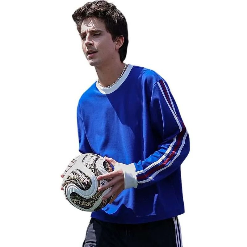 Timothee-Chalamet-FIFA-World-Cup-Final-Blue-Sweatshirt Timothée Chalamet FIFA World Cup Final Blue Sweatshirt - Image 1