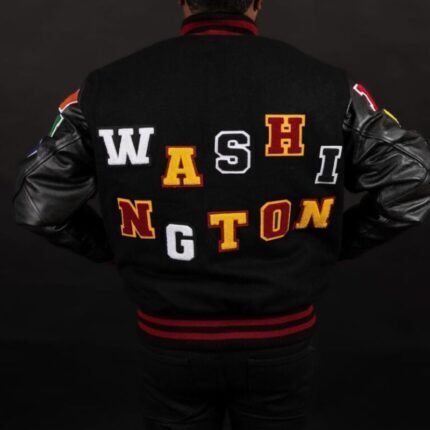 Washington Commanders Museum Black Jacket back detail
