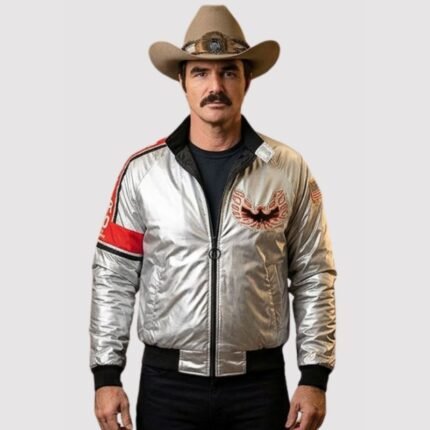 Burt Reynolds Hooper Firebird Silver Jacket front view