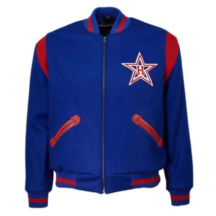 Hollywood Stars 1955 varsity jacket, front view.