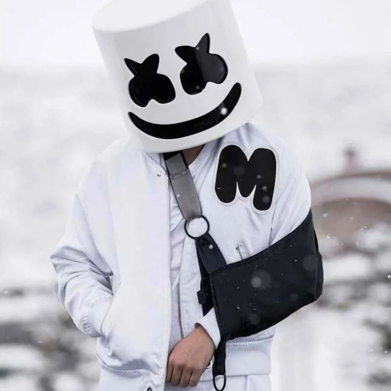 marshmello-white-jacket American Marshmello DJ White Jacket - Image 1