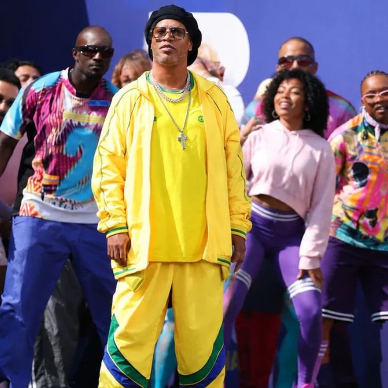 ronaldinho-fifa-world-cup-final-2026-yellow-jacket Ronaldinho FIFA World Cup Final 2026 yellow fleece jacket front view