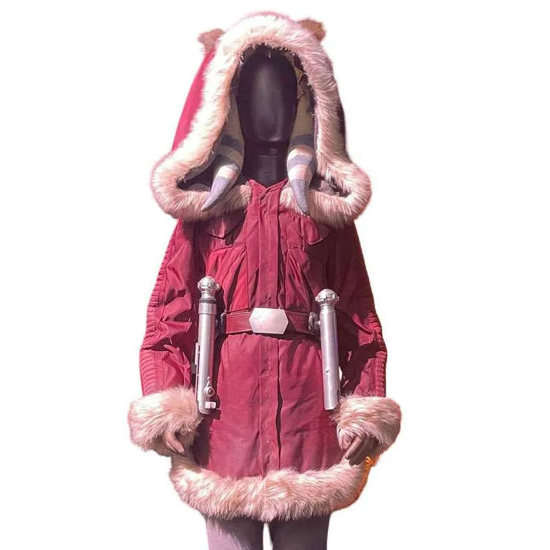 Ahsoka-Tano-Star-Wars-Ahsoka-2027-Red-Costume-Jacket Star Wars Ahsoka S02 Ahsoka Tano Costume Jacket - Image 1