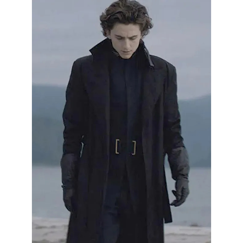 Dune-Paul-Atreides-Black-Coat Paul Atreides Dune Coat - Image 1