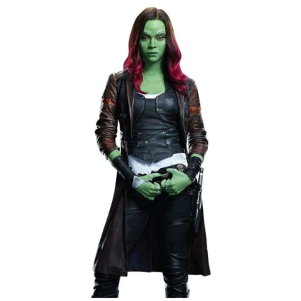 Guardians of the Galaxy 2 Gamora Coat Front View