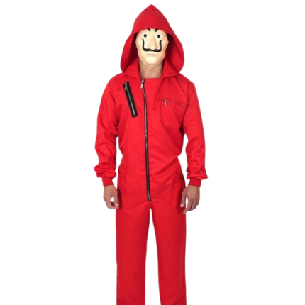 La Casa de Papel inspired red boiler suit costume