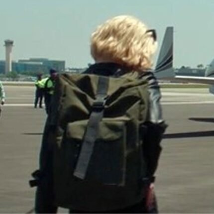 Lucky Anya Green Backpack in olive green and black
