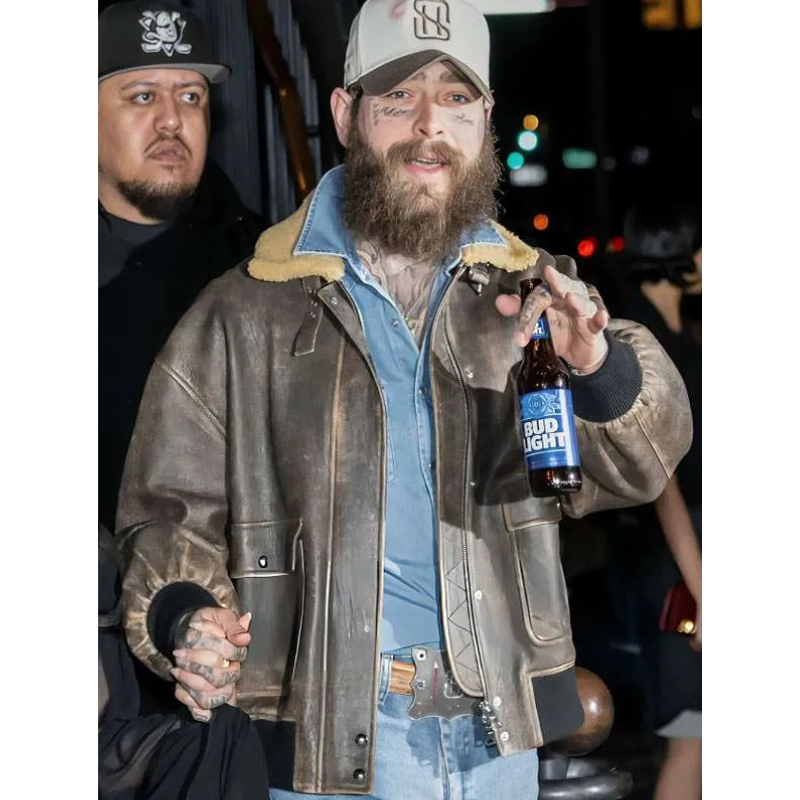 NY-Post-Malone-Shearling-Leather-Jacket NY Post Malone Shearling Leather Jacket - Image 1