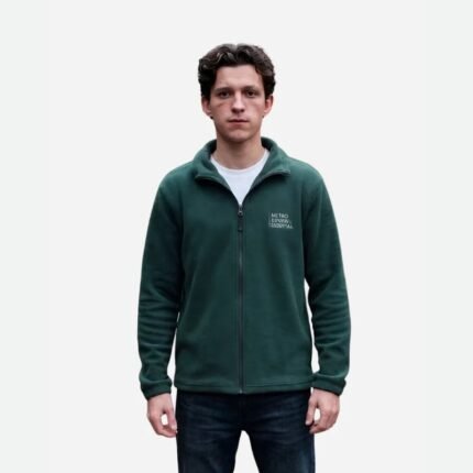 Peter Parker Spider-Man Jacket green printed front view
