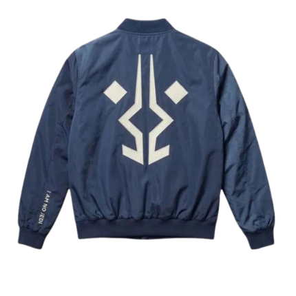 Ahsoka I Am No Jedi bomber jacket back view