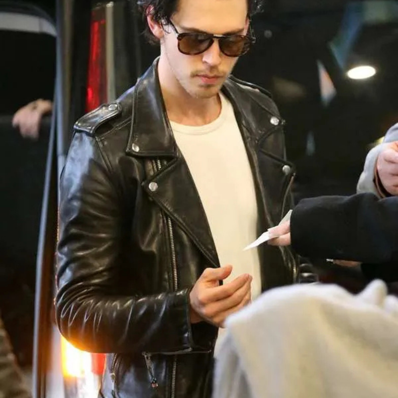 The-Bikeriders-2023-Austin-Butler-Black-Leather-Jacket The Bikeriders Austin Butler Black Leather Jacket - Image 1