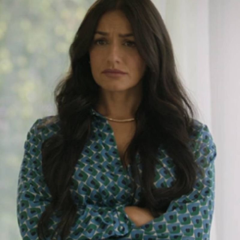 The-Chelsea-Detective-S04-Satin-Geometric-Print-Shirt-2 Chelsea Detective S04 geometric print satin shirt worn by model