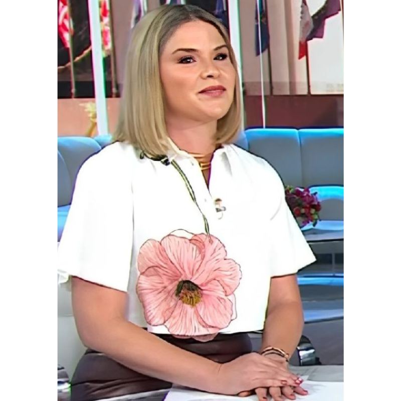 The-Today-Show-2026-Jenna-Bush-Hager-White-Floral-Shirt The Today Show 2026 Jenna Bush Hager White Floral Shirt - Image 1