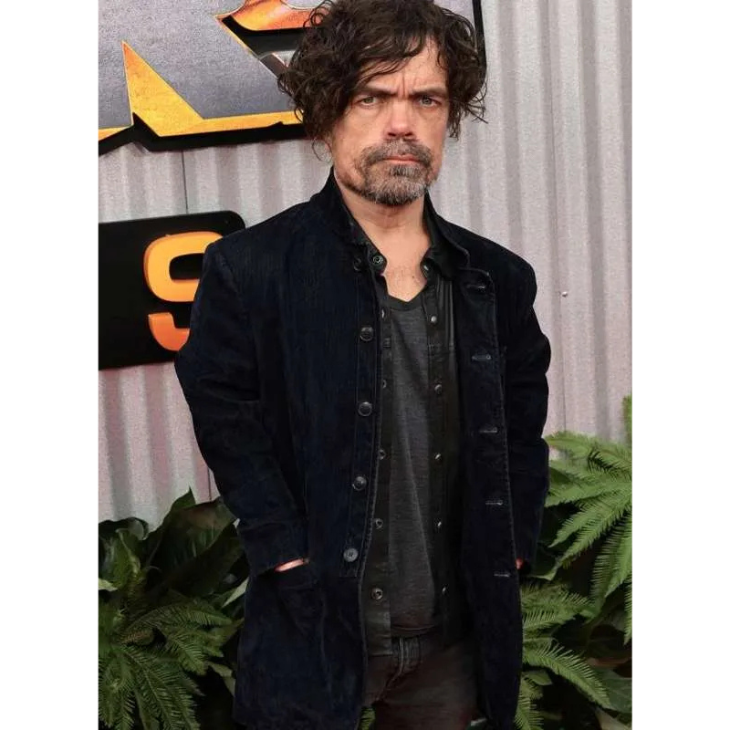 Transformers-Rise-of-the-Beasts-2023-Movie-Event-Peter-Dinklage-Velvet-Jacket-1 Peter Dinklage Transformers Rise of the Beasts 2023 Black Jacket - Image 1