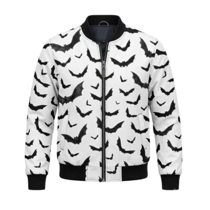 Halloween Bats Jacket Front View
