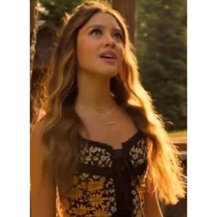 Camp Rock Sage Top floral corset style worn by Sage in Camp Rock 3.