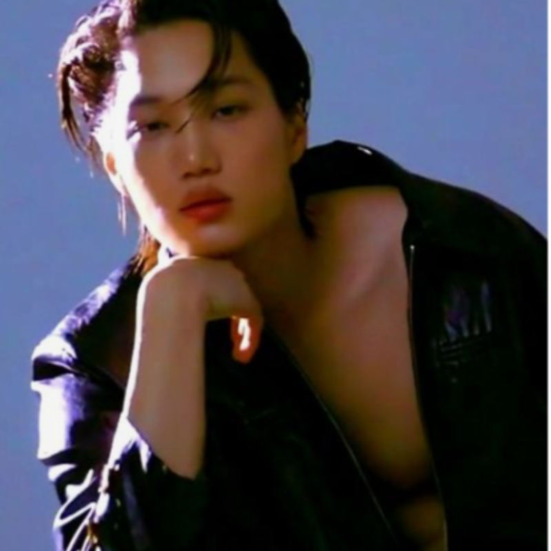 exo-kai-black-leather-jacket-2 EXO Kai Black Leather Jacket - Image 1