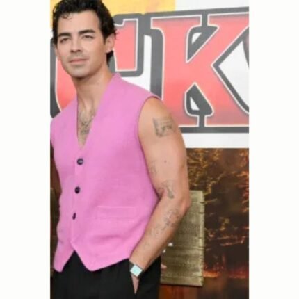 Joe Jonas Camp Rock 3 Pink Vest full front view
