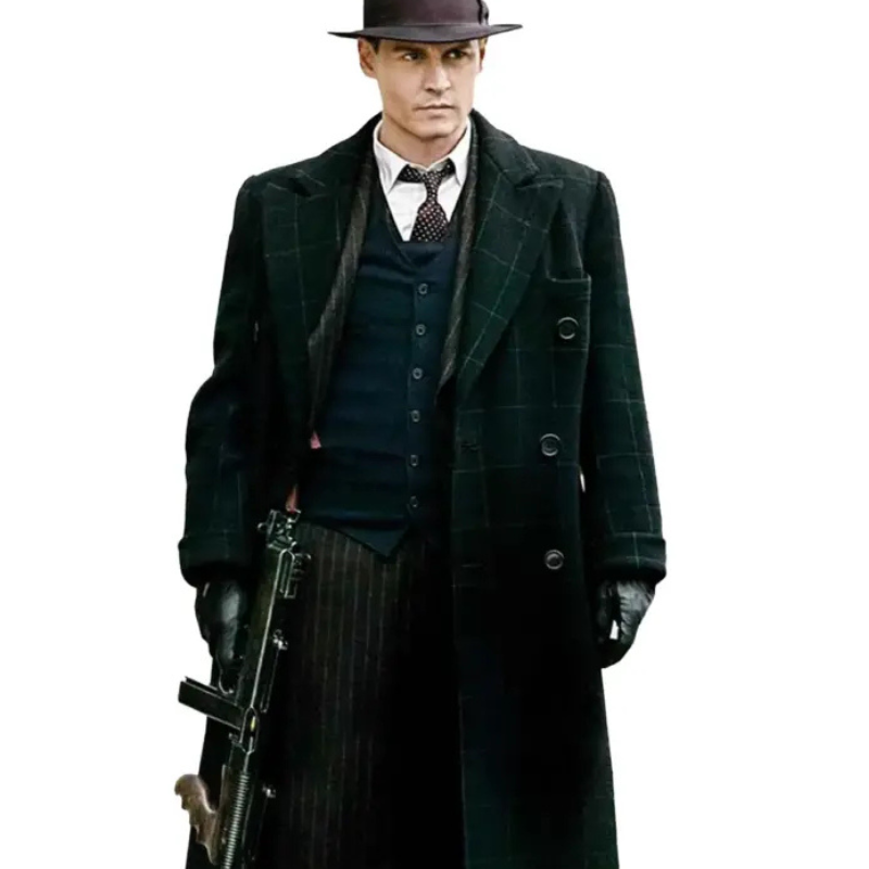 johnny-depp-public-enemies-coat-1 John Dillinger Public Enemies Black Coat - Image 1