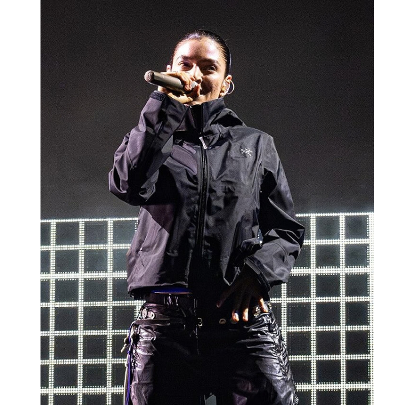 2026-Forwards-Bristol-Music-Festival-Lorde-Black-Zip-Up-Hooded-Jacket-Front Forwards Bristol Lorde Black Jacket - Image 1