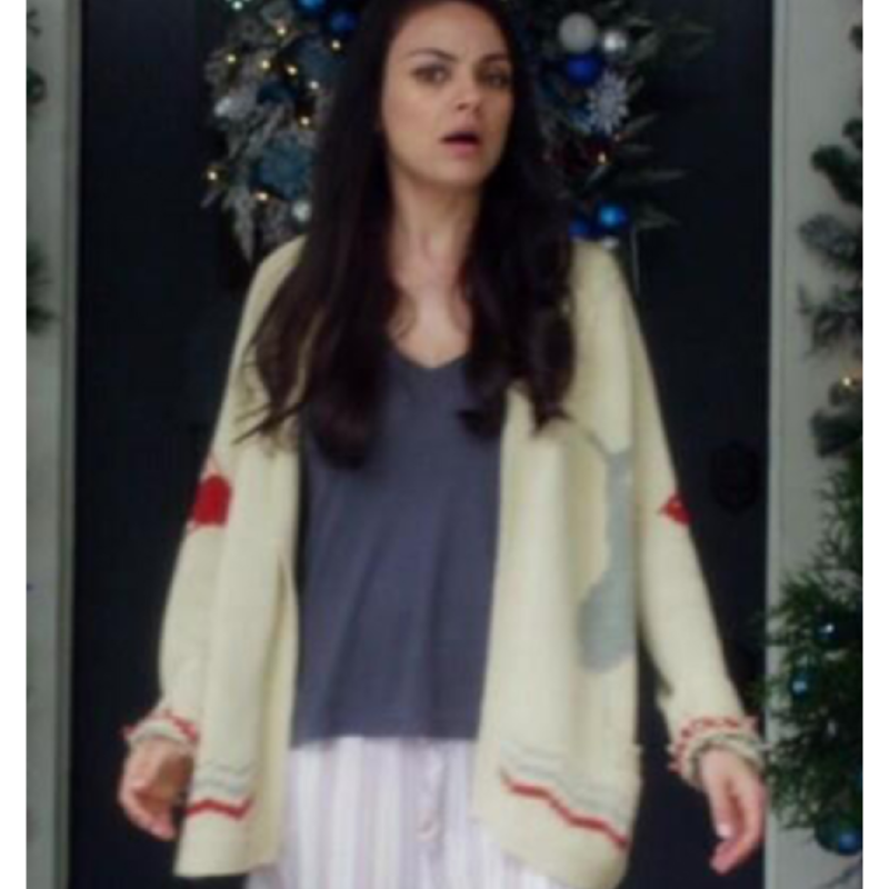 A-Bad-Moms-Christmas-Mila-Kunis-Fisherman-Cardigan A Bad Moms Christmas Mila Kunis Fisherman Cardigan - Image 1
