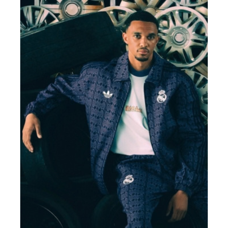 Adidas-Hala-Madrid-Patterned-LFSTLR-Blue-Racing-Jacket-Front-329x400 (1) Adidas Real Madrid LFSTLR Racing Jacket - Image 1