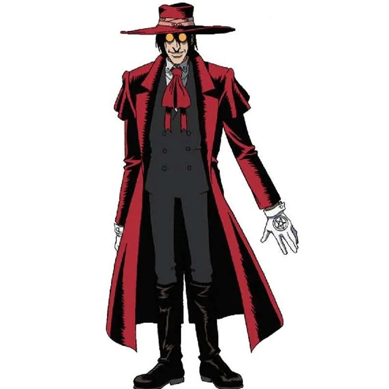Alucard-Hellsing-Halloween-Costume-Red-Coat Alucard Hellsing Halloween Costume Red Coat - Image 1