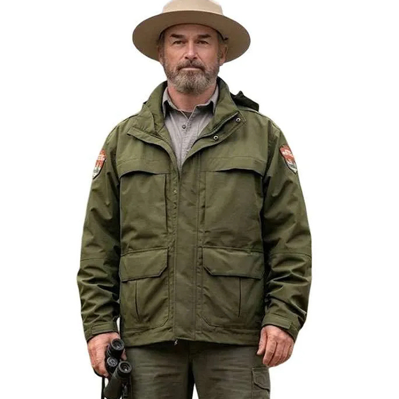 Anna-Pigeon-Harlan-Roberts-Green-Jacket Anna Pigeon Harlan Roberts Green Jacket - Image 1