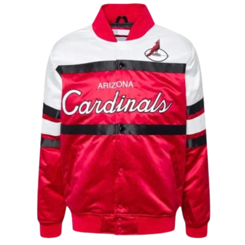 Arizona-Cardinals-Special-Script-Satin-Jacket-350x425 Arizona Cardinals Special Script Satin Jacket - Image 1