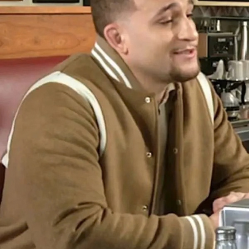 Beyond-the-Gates-2025-Carlos-Enrique-Palacio-Brown-Varsity-Jacket Carlos Enrique Palacio Beyond the Gates S01 Varsity Jacket - Image 1