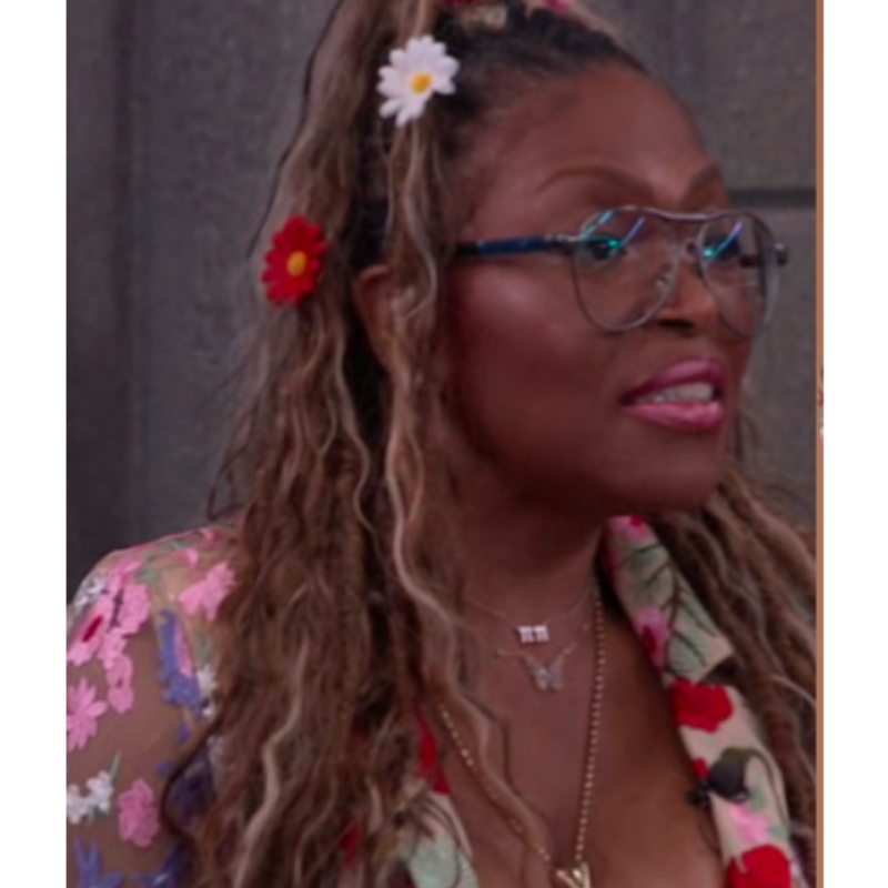 Big-Brother-USA-S28-Latrice-Verrett-Floral-Applique-Embroidered-Blazer Big Brother USA S28 Latrice Verrett Floral Applique Embroidered Blazer - Image 1