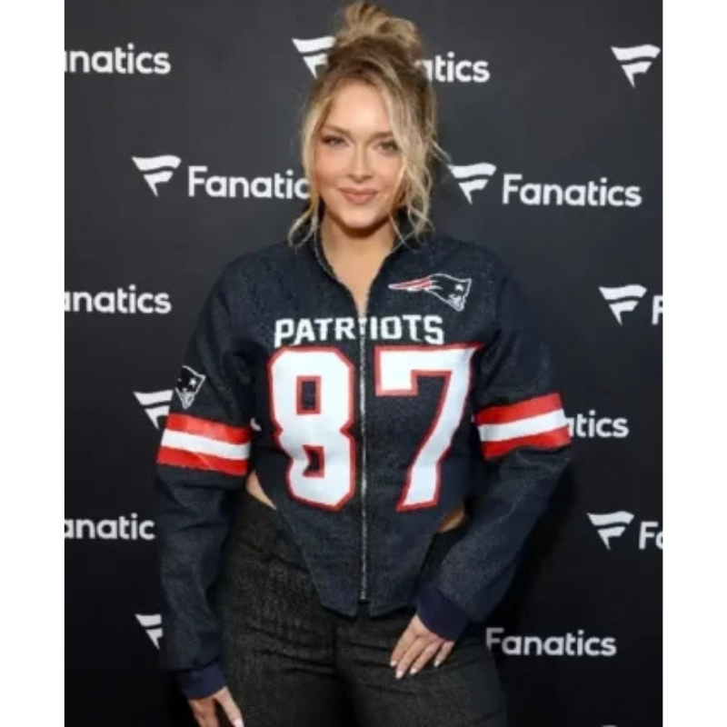Camille-Kostek-New-England-Patriots-87-Jacket-350x425 Camille Kostek New England Patriots 87 Jacket - Image 1