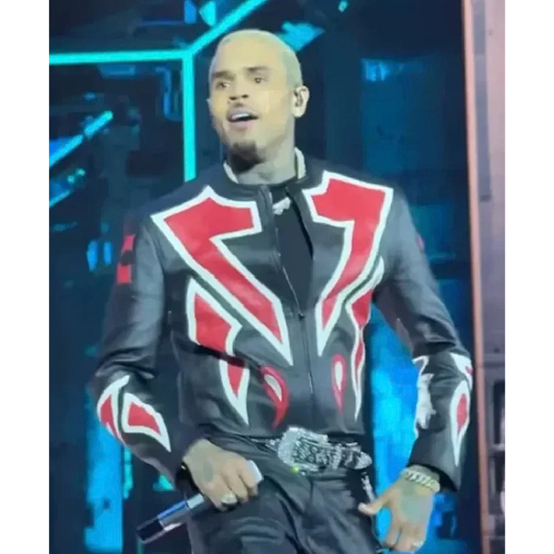 Chris-Brown-R-and-B-Tour-Leather-Jacket Chris Brown R and B Tour Leather Jacket - Image 1