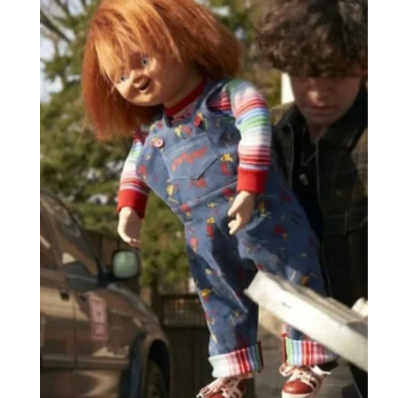 Chucky-Doll-Blue-Romper-350x425 Chucky Doll Blue Romper - Image 1
