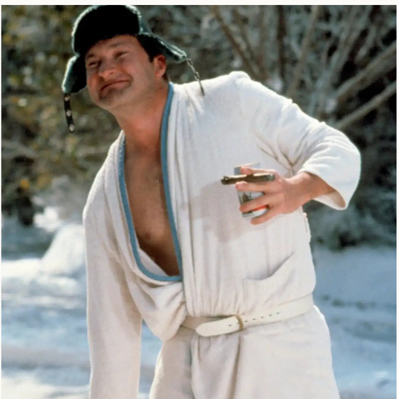 Cousin-Eddie-Bathrobe Cousin Eddie White Bathrobe - Image 1