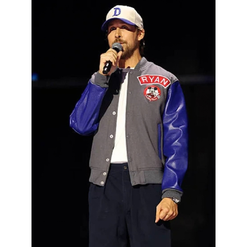 Disney-Entertainment-Show-Ryan-Gosling-Mickey-Mouse-Varsity-Jacket-2 D23 Ryan Gosling Mickey Mouse Varsity Jacket - Image 1