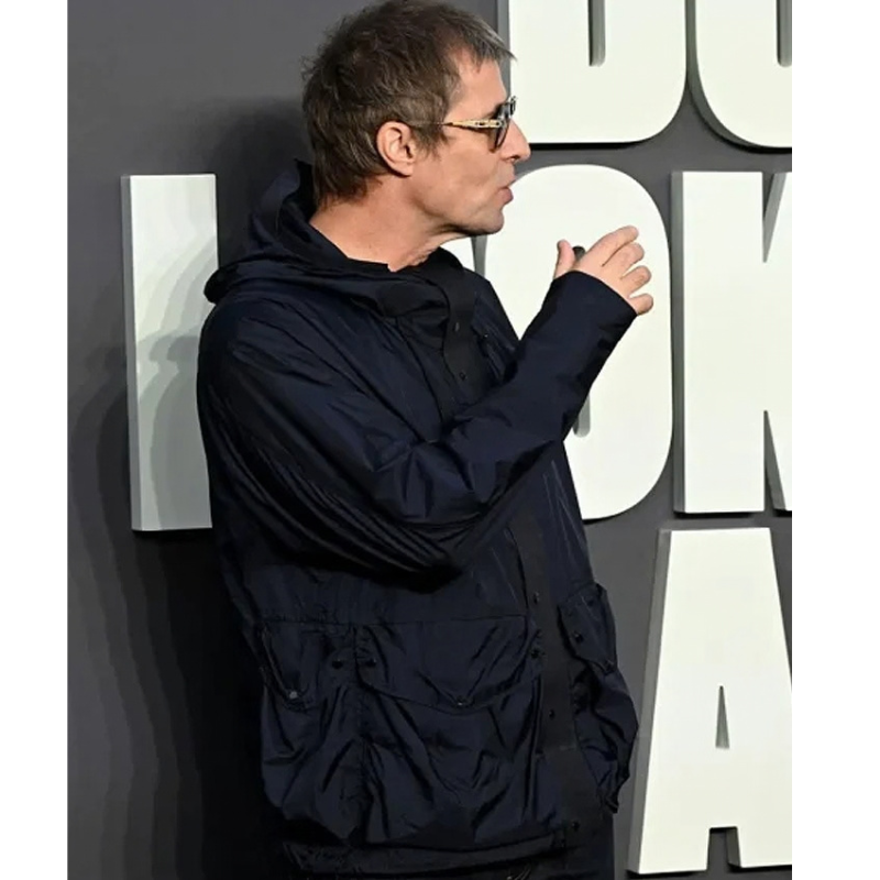 Dont-Look-Back-in-Anger-Movie-Premiere-Event-2026-Liam-Gallagher-Blue-Hooded-Jacket-Right Don’t Look Back in Anger Liam Gallagher Blue Jacket - Image 1