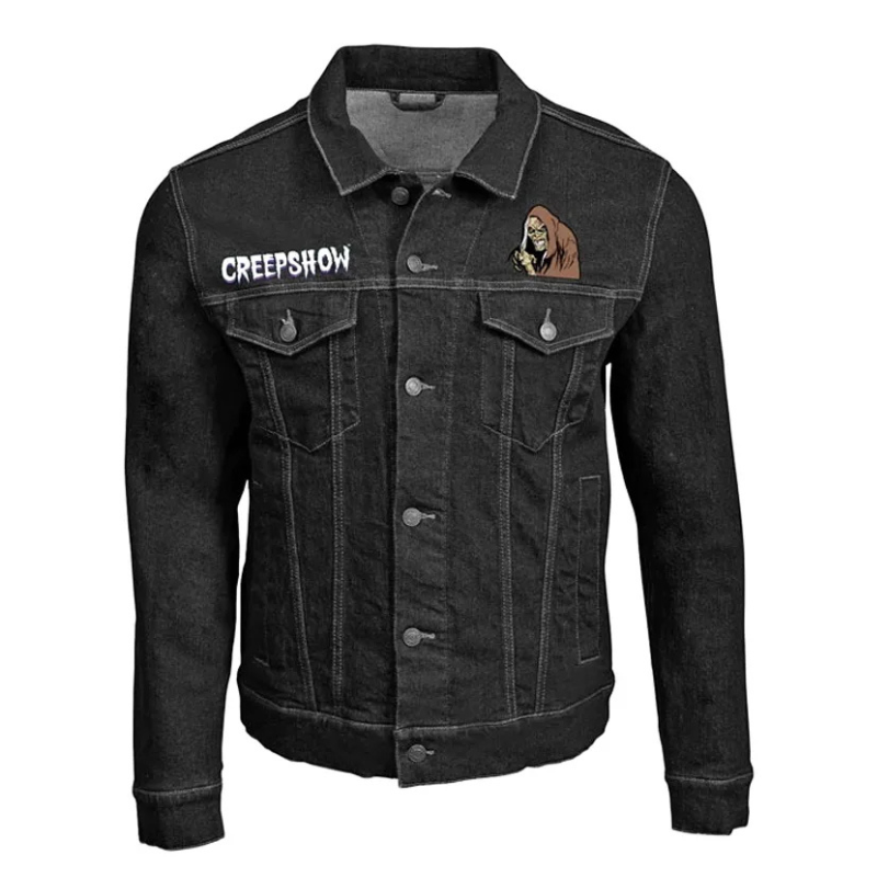 Halloween-Denim-Jacket Halloween Denim Jacket - Image 1