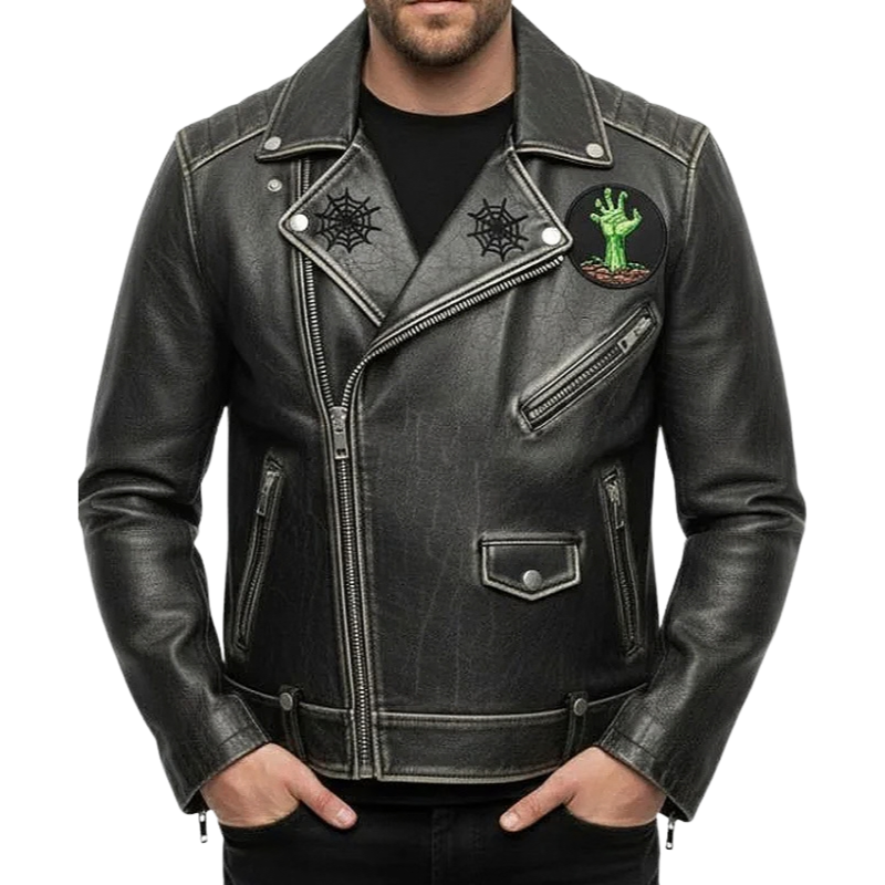 Halloween-Rider-Leather-Jacket-659x800 Halloween Rider Leather Jacket - Image 1