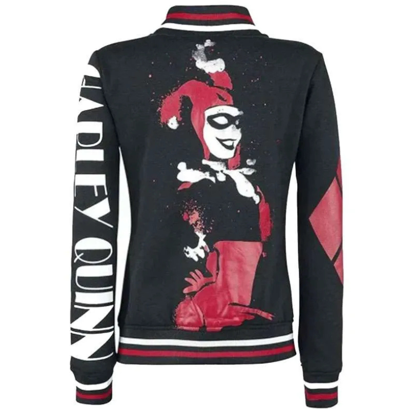 Harley-Quinn-Suicide-Squad-Varsity-Jacket Suicide Squad Harley Quinn Varsity Jacket - Image 1