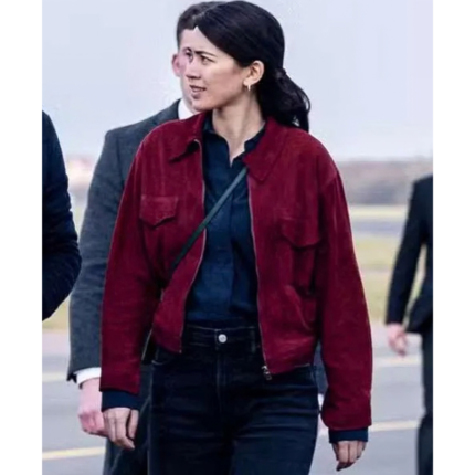 Silo S03 Helen Drew Red Suede Jacket
