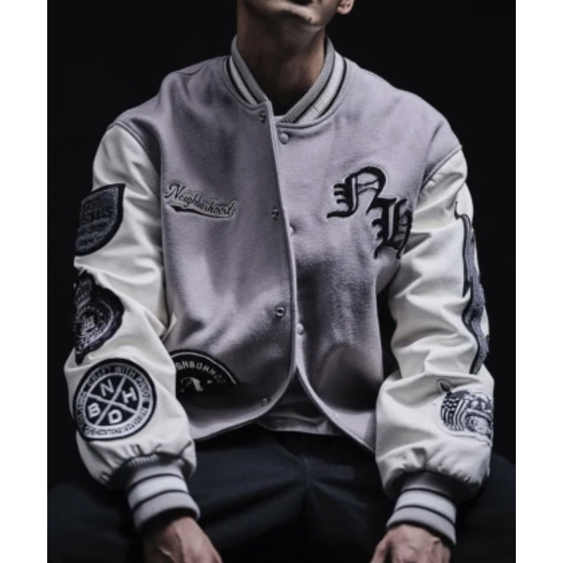 JH-x-Neighbourhood-Varsity-Jacket-350x425 (2) JH x Neighbourhood Varsity Jacket - Image 1