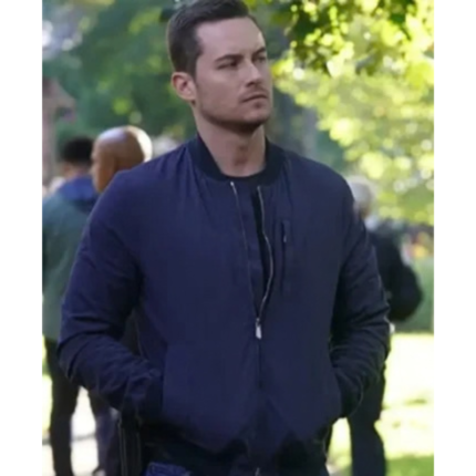 Jay Halstead Chicago P.D. Navy Blue Bomber Jacket