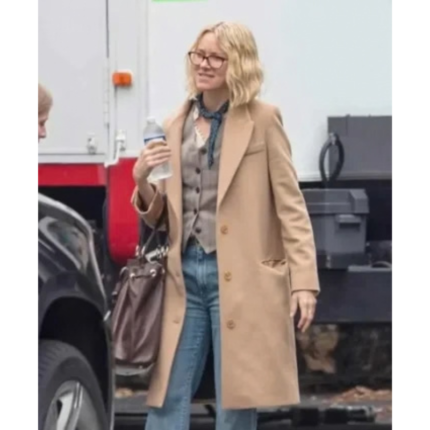 Jemma Wells Boss Level Skin Color Cotton Trench Coat