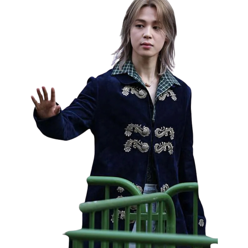 Jimin-Dior-Homme-Paris-Fashion-Week-2027-Long-Coat Jimin Homme Paris Fashion Week 2027 Long Coat - Image 1