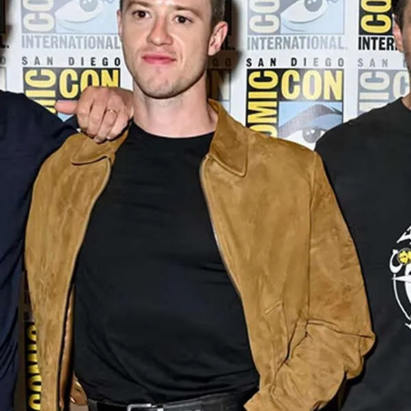 Joseph-Quinn-The-Fantastic-Four-First-Steps-2025-Brown-Jacket Joseph Quinn The Fantastic Four First Steps Brown Leather Jacket - Image 1