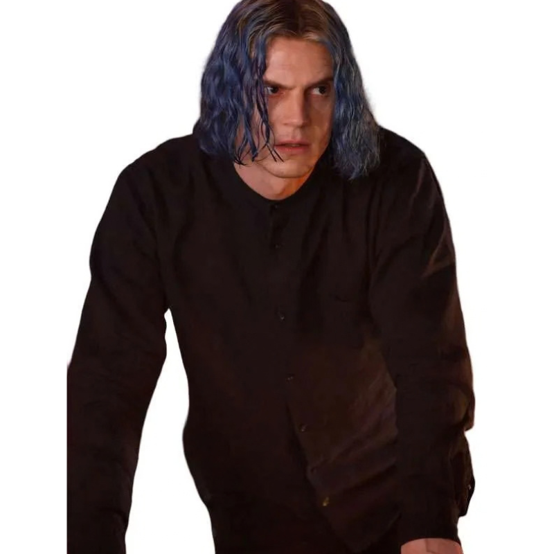 Kai-Anderson-American-Horror-Story-S13-Black-Shirt American Horror Story S13 Kai Anderson Black Shirt - Image 1