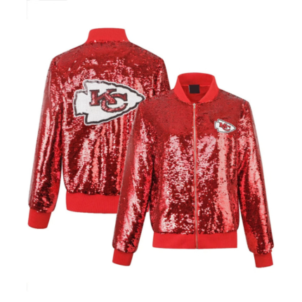 Kansas City Chiefs Full-Zip Sequin Jacket