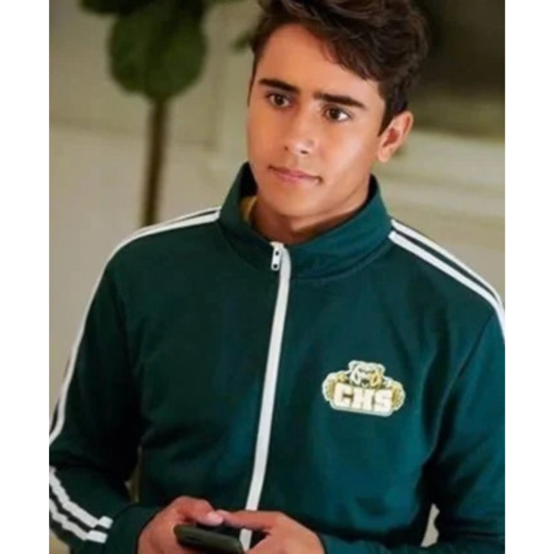 Love-Victor-Salazar-CHS-Green-Fleece-Jacket-350x425 Love Victor Salazar CHS Green Fleece Fabric Jacket - Image 1